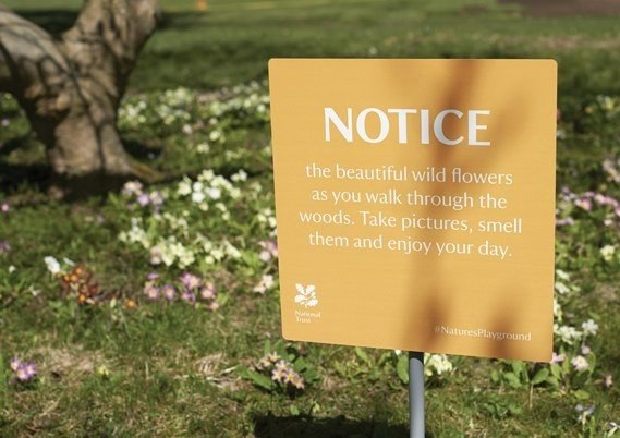 Мы уже привыкли, что таблички на траве обычно что-то запрещают: не лежите на газоне, не фотографируйте и так далее. А вот Национальный фонд Великобритании, который занимается охраной усадеб и природных объектов, наоборот, призывает англичан наслаждаться природой и жизнью: