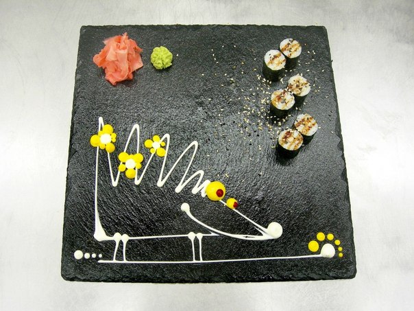 "Картины на тарелках для суши" от Алексея Платунова