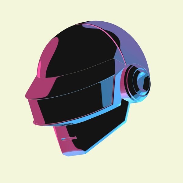 Графический дизайнер Ion Lucin "Daft Punk Tribute"