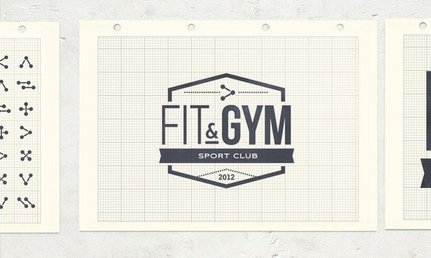 Фирменный стиль спортивного клуба Fit&Gym