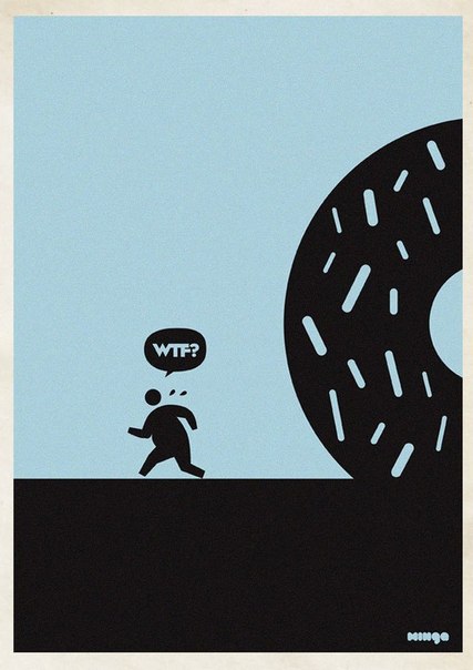 Аргентинская творческая студия Estudio Minga выпустила две серии забавных иллюстраций "WTF?"