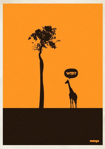 Аргентинская творческая студия Estudio Minga выпустила две серии забавных иллюстраций "WTF?"