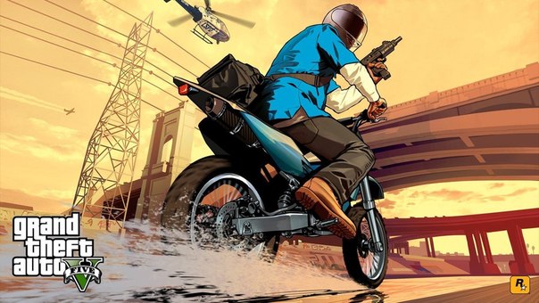 Иллюстрации от студии Rockstar Games к игре Grand Theft Auto V
