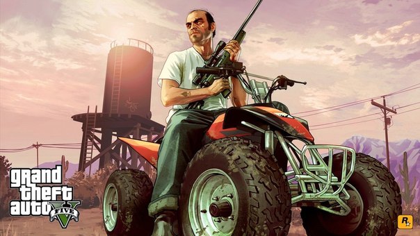 Иллюстрации от студии Rockstar Games к игре Grand Theft Auto V