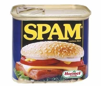 Слово SPAM появилось в 1936 году — под такой маркой американская компания выпустила острые мясные консервы («SPiced hAM»). 