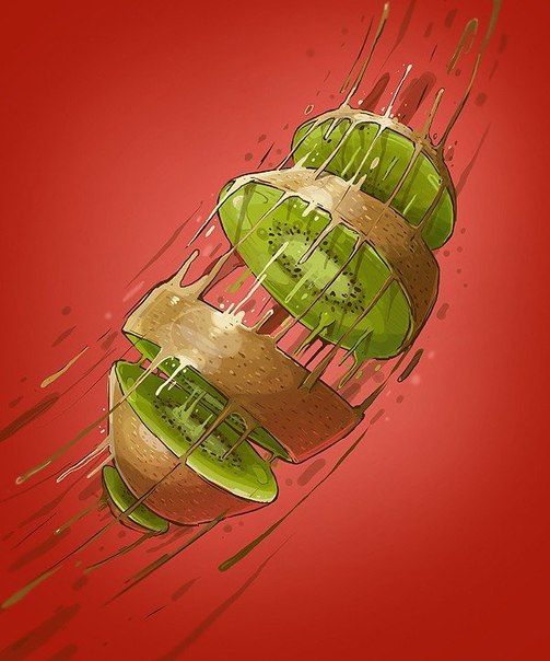 Серия  Взрыв витаминов” от дизайнера-иллюстратора Georgi Dimitrov