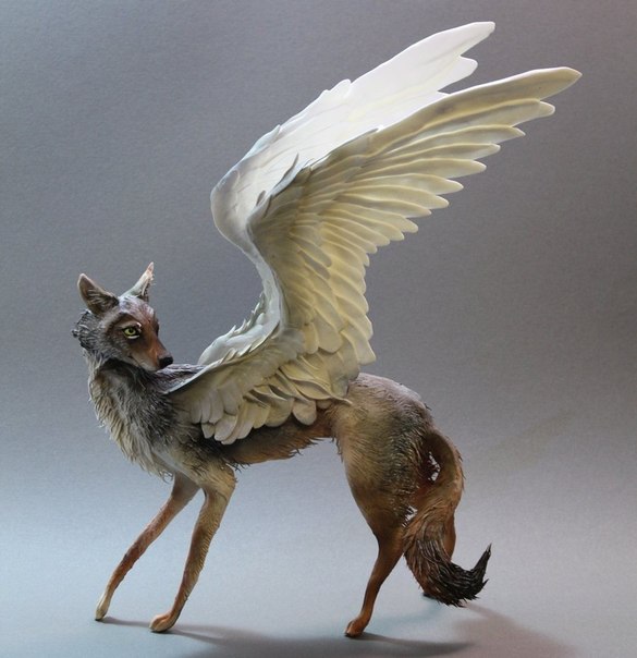 Необычные скульптуры животных и птиц от дизайнера Creaturesfromel