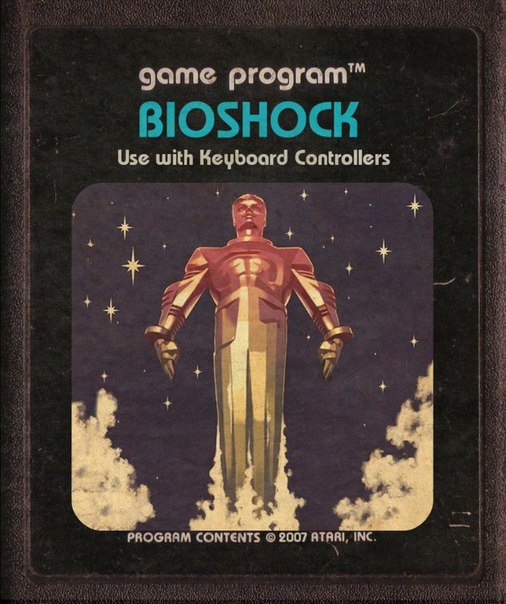 Американский иллюстратор StarRoivas размышляет, как выглядели бы некоторые современные игры, если бы вышли на картриджах Atari.