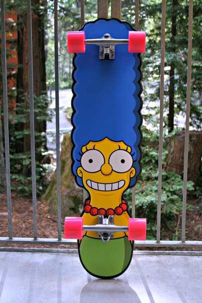Скейтборд для фанатов семейства Симпсонов