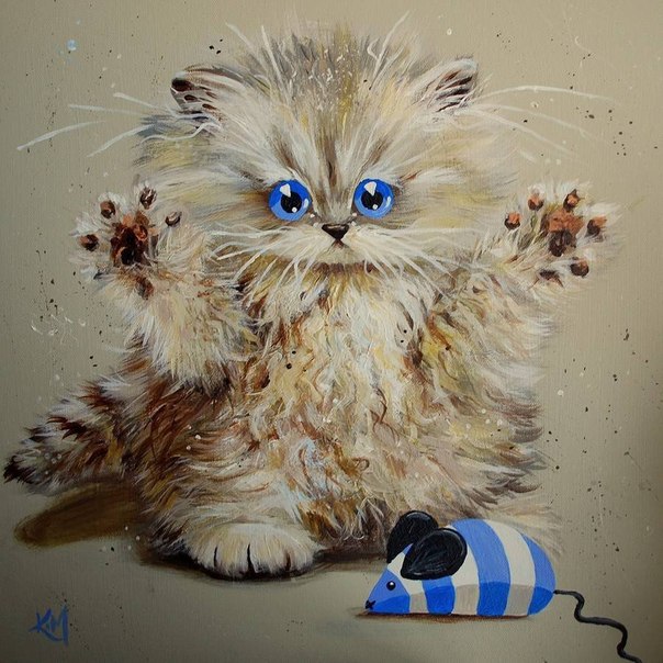 Кошачьи иллюстрации от Kim Haskins