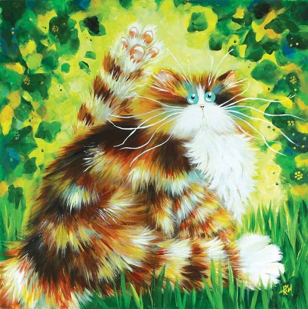 Кошачьи иллюстрации от Kim Haskins