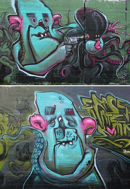 Граффити от студии Four+
