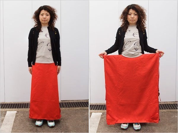 Японский дизайнер и модельер Aya Tsukioka создала одежду для городской маскировки.