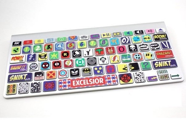 Супергеройская клавиатура для macbook