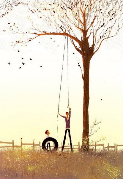 Подборка невероятно трогательных иллюстраций "Счастливые моменты" авторства Паскаля Кемпиона