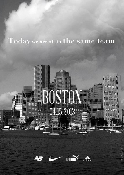 Крупные спортивные бренды объединились, чтобы почтить память погибших во время теракта в Бостоне