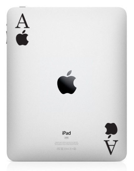 Креативные наклейки на iPad