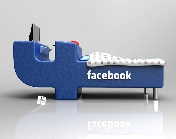 Концепт мебели для любителей facebook