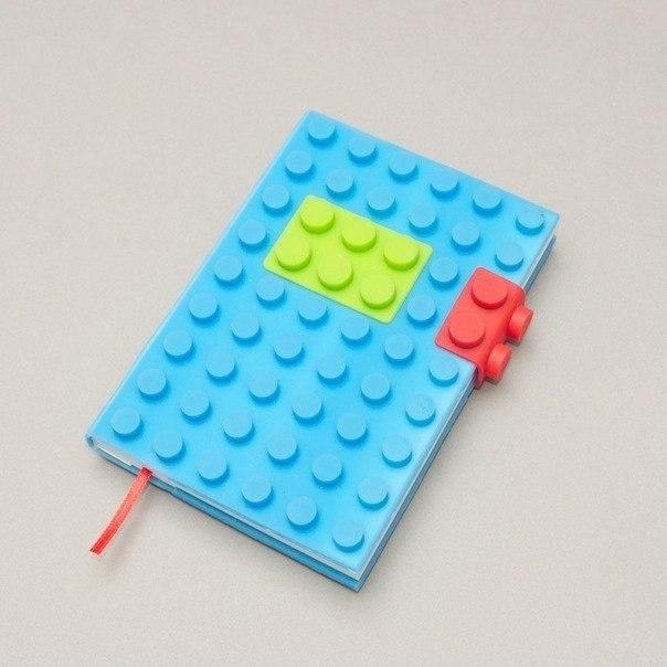 Дизайнерский LEGO блокнот