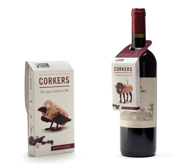 Дизайнерская студия Reddish разработала для любителей хорошего вина способ разнообразить ужин, собрав из пробки и дополнительных деталей животное