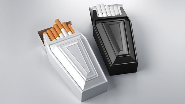 Подборка агитационных принтов против курения