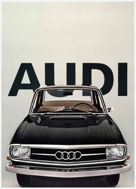 Винтажная реклама Audi