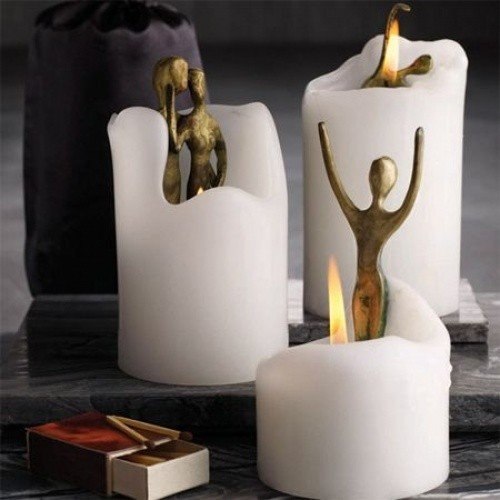 Подборка оригинальных дизайнерских свечей
