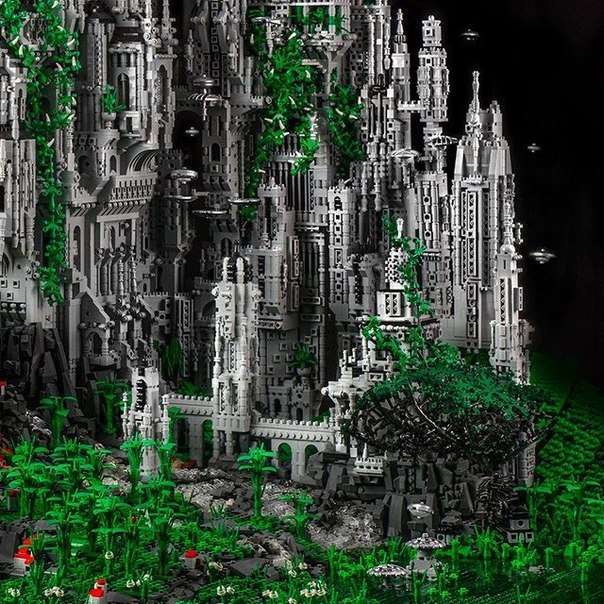 Фантастический город из 200,000 элементов LEGO 