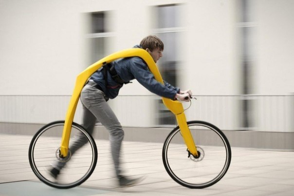 Концепт велосипеда без педалей  Fliz Bike