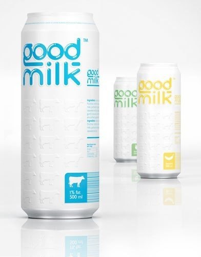 Молоко в алюминиевых банках - достойная замена пиву