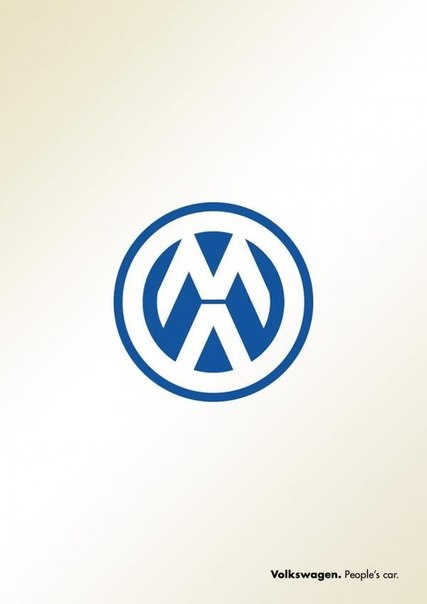 Российское агенство перевернуло значок Volkswagen: "Машины - людям!"