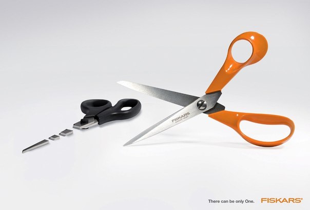 Ножи и ножницы Fiskars: "Нет места для двоих"