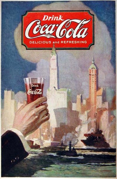История Coca - Сola в рекламных плакатах ( 1889-2012 )