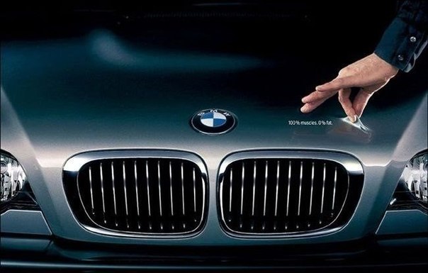 Подборка лучших рекламных постеров BMW