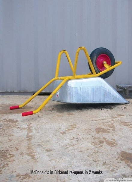 Подборка рекламных принтов McDonald's