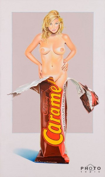 Секс и реклама в картинах Mel Ramos
