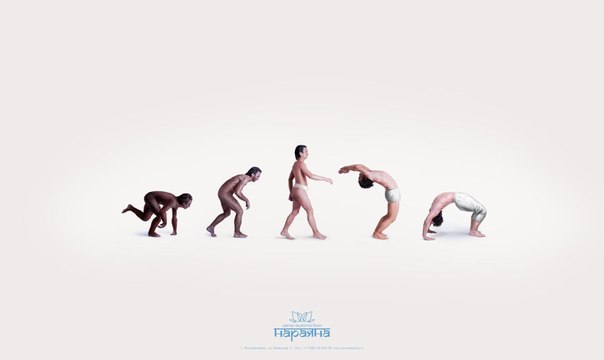 Необычная реклама центра йоги "Нараяна"