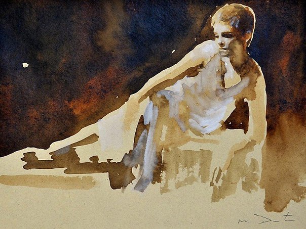 Портреты Эммы Уотсон от художника Mark Demsteader