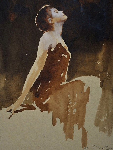 Портреты Эммы Уотсон от художника Mark Demsteader