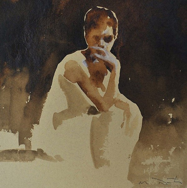 Портреты Эммы Уотсон от художника Mark Demsteader