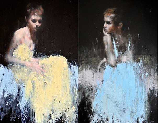 Портреты Эммы Уотсон от художника Mark Demsteader