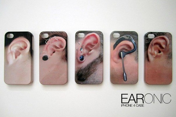 Чехлы "EARonic" (игра слов: ironic – ироничный, ear – ухо)