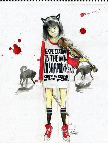 Серия работ Lora Zombie