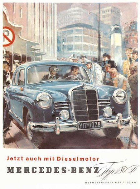 Подборка рекламы Mercedes разных лет