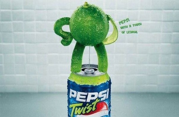 Pepso Twist c лаймом