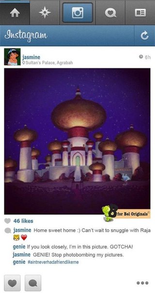 Чтобы было, если бы принцессы "Диснея" вели Instagram