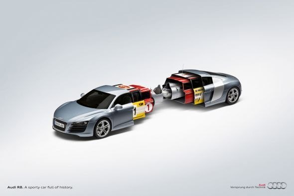 Audi R8. "Спортивный автомобиль с богатой историей."