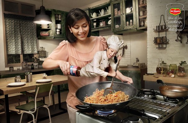 Соусы Del Monte: "Вы готовите, мы делаем еду вкуснее"