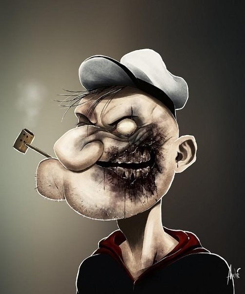 Удивительные портреты зомби от Andre De Freitas