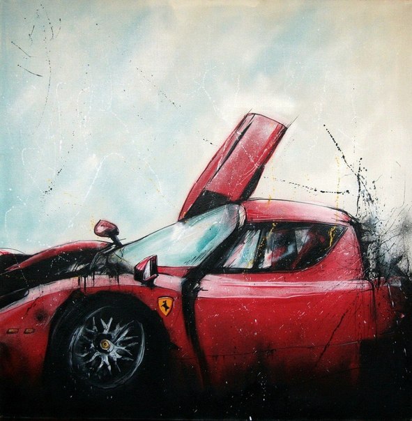 Художник Konstantin Kazantsev и его серия работ "Zero braking distance"